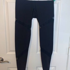Old Navy Leggings with Mesh Cutouts